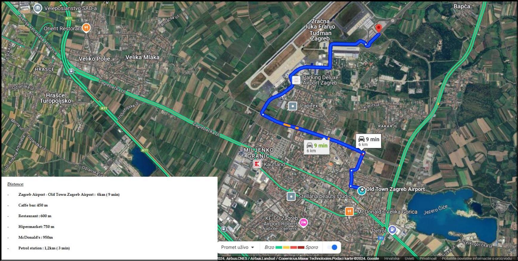 מלון ווליקה גוריצה Old Town Zagreb Airport מראה חיצוני תמונה